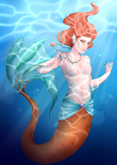 Mermaid redraw