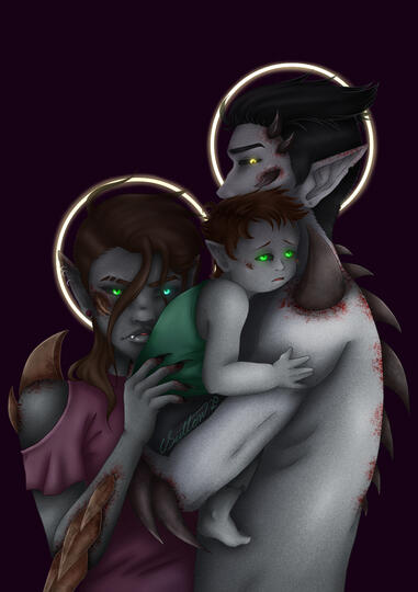 Flóki + parents