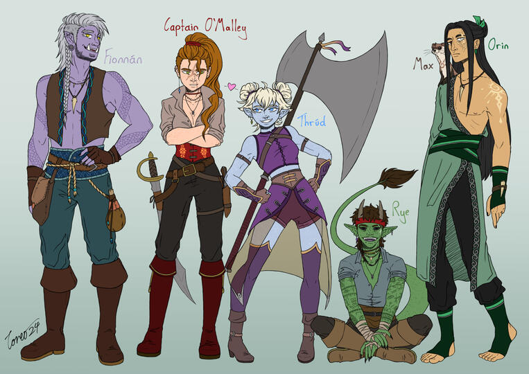Riptide OCs