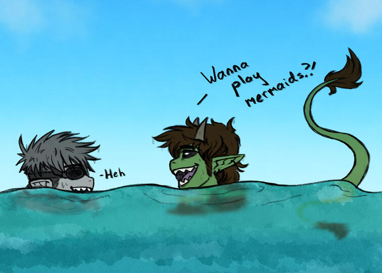 Wanna play mermaids?